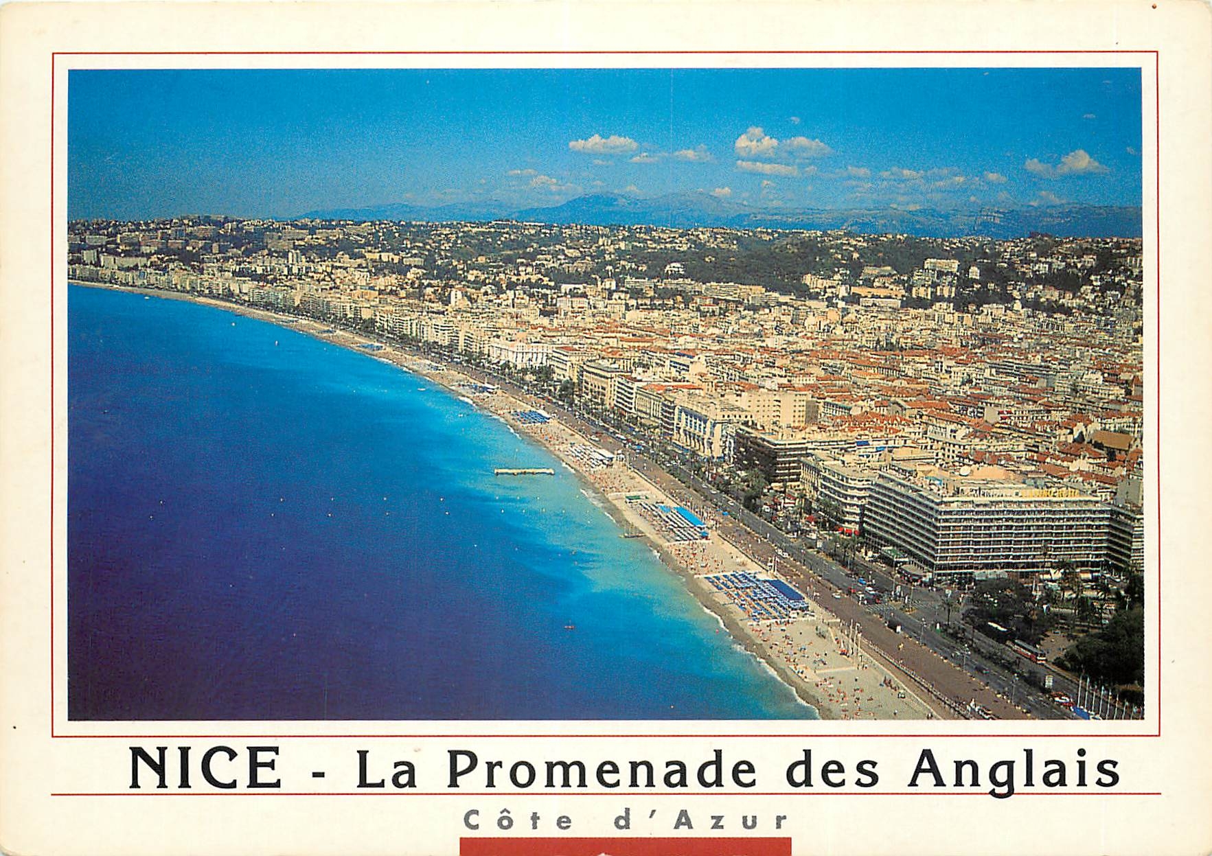 CPSM La Cote d'Azur French Riviera Nice la promenade des Anglais