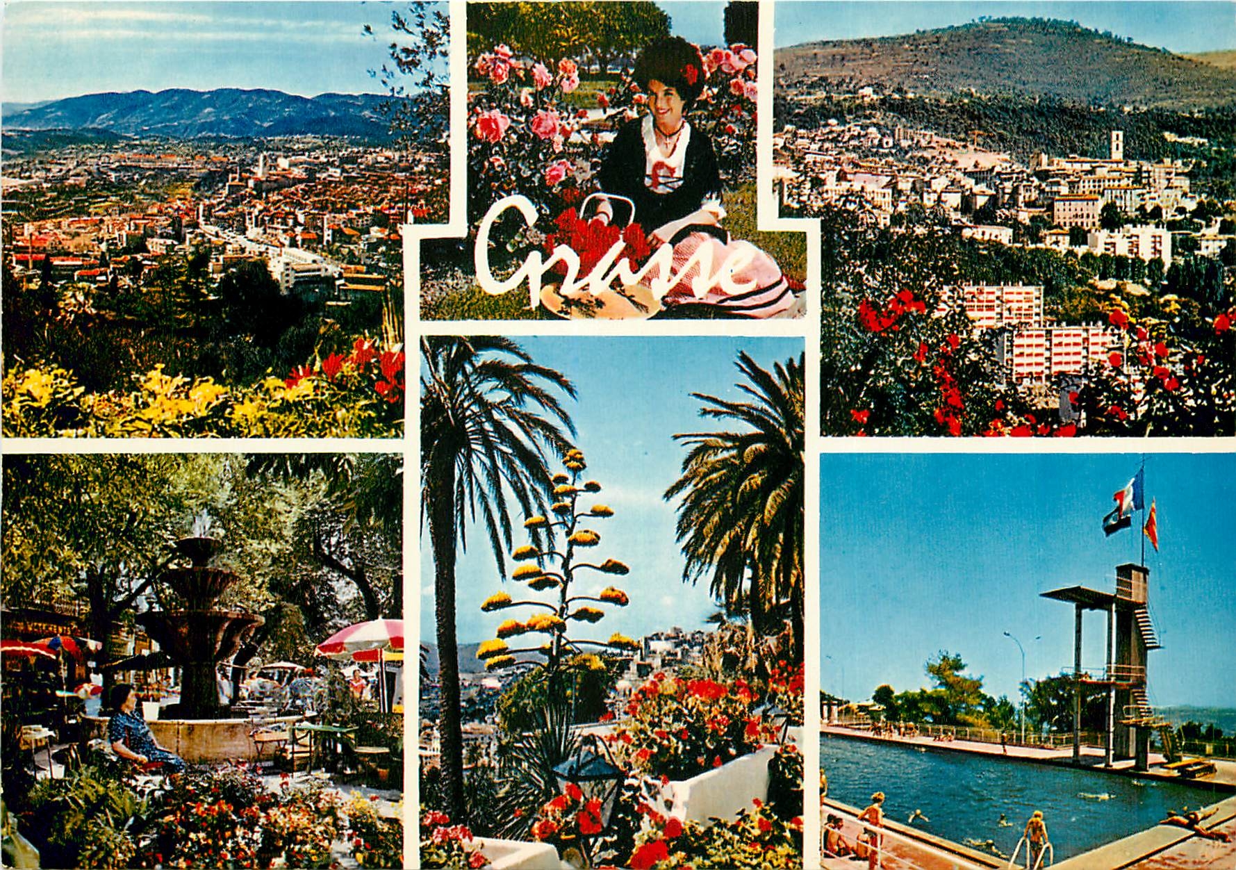 CPSM Cote d'Azur Carrefour Mondiale du Tourisme Grasse