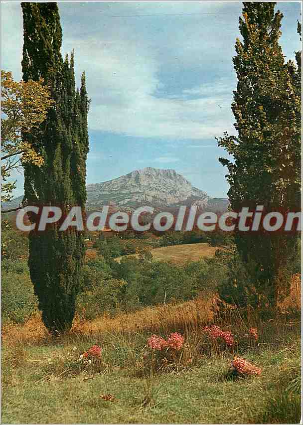 CPSM La Cite de Roy Rene Aix en Provence Montagne Sainte Victoire
