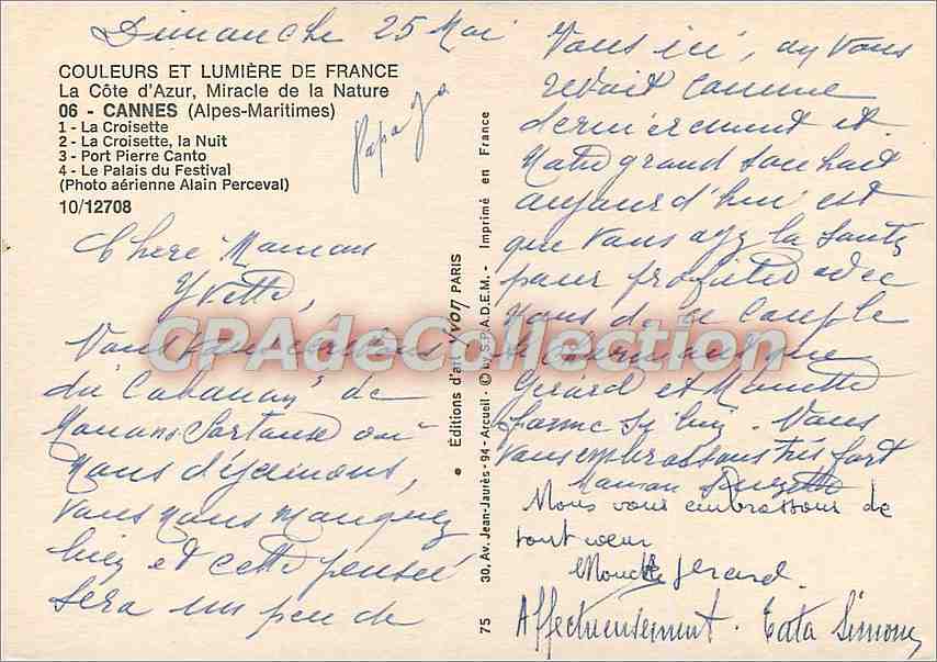 Cannes — Vue panoramique — Éditions d'Avon — Reverso