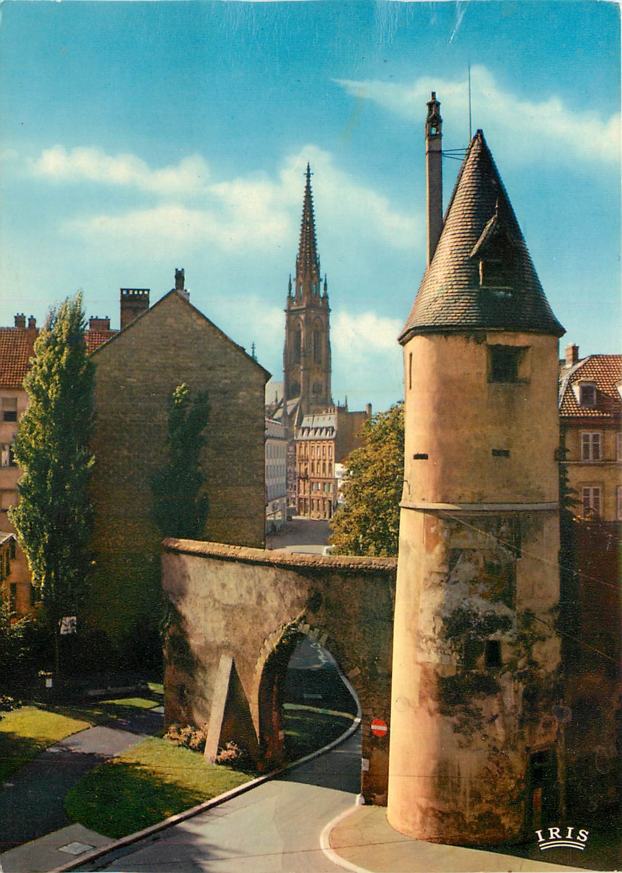 CPSM L'Alsace Pittoresque Mulhouse (Haut Rhin) Le Bolliwerk (XIVe s)