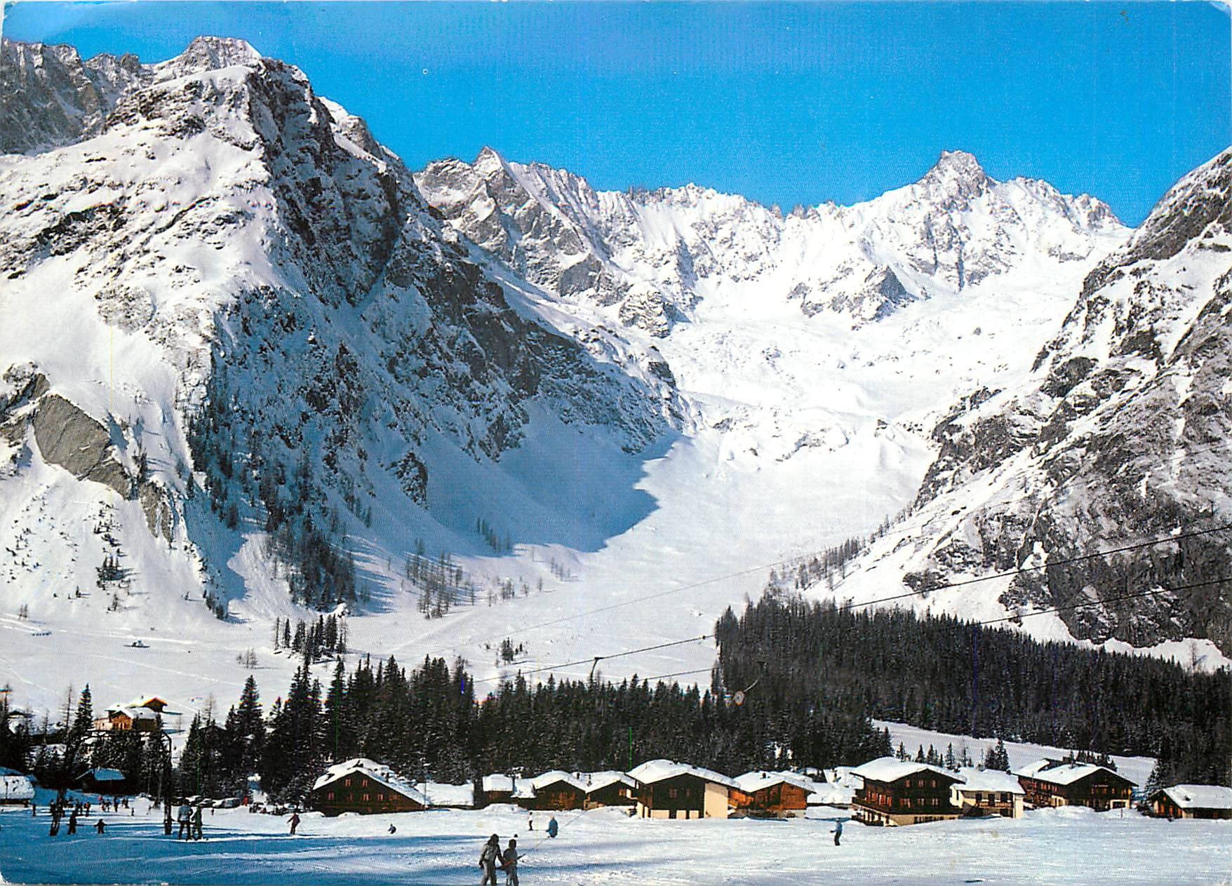 La Fouly, Val Ferret, mit dem Dolent und dem Tour-Noir — Ausgabe Martigny, Nr. 34511