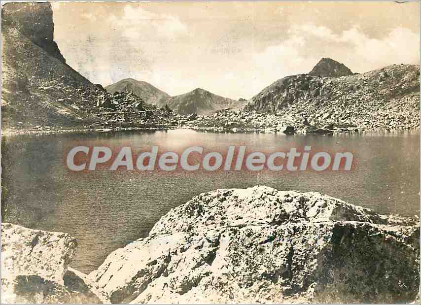 CPSM La Suisse Nicoise St Martin Vesubie (A M) alt 950 m le lac Negre (2315 m)