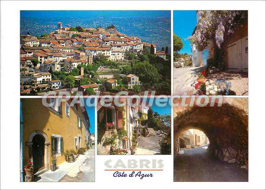 CPSM Cabris (Alpes Mmes) Pinoresque village provencal situe sur les hauteurs de Grasse