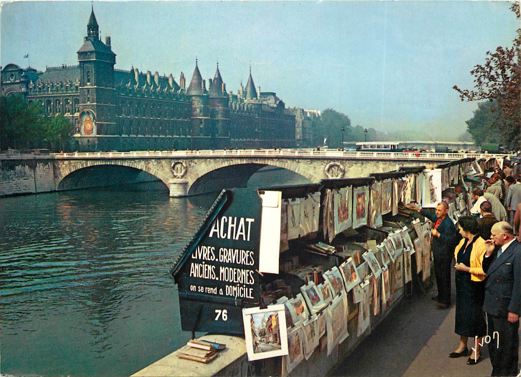 Marché aux antiquités sur les quais de la Seine — Paris — Éditions de la Concièrerie