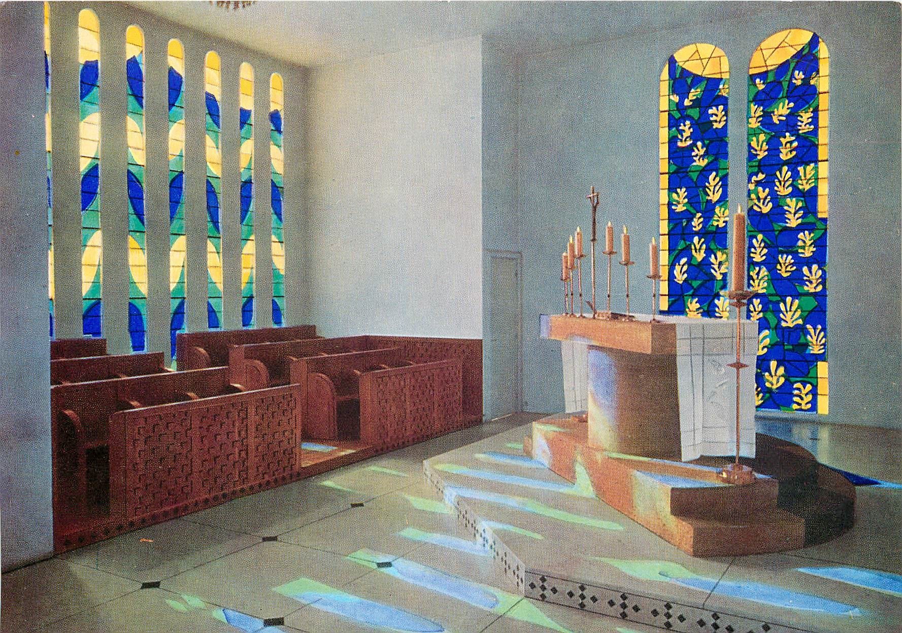 Kapelle des Rosenkranzes in Vence — Realisiert von Henri Matisse — Foto H. Adant, Paris