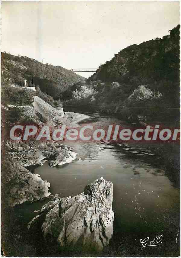 CPSM L'Auvergne Gorges de la Sioule aux Fades