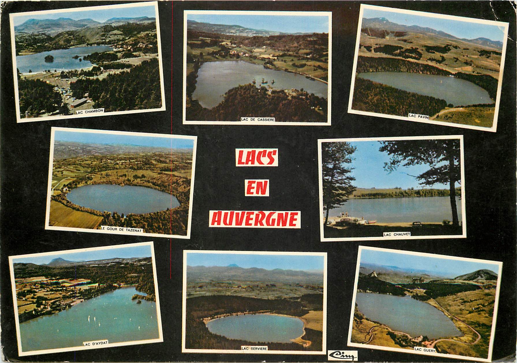 CPSM France Touristique Lacs en Auvergne (P de D)