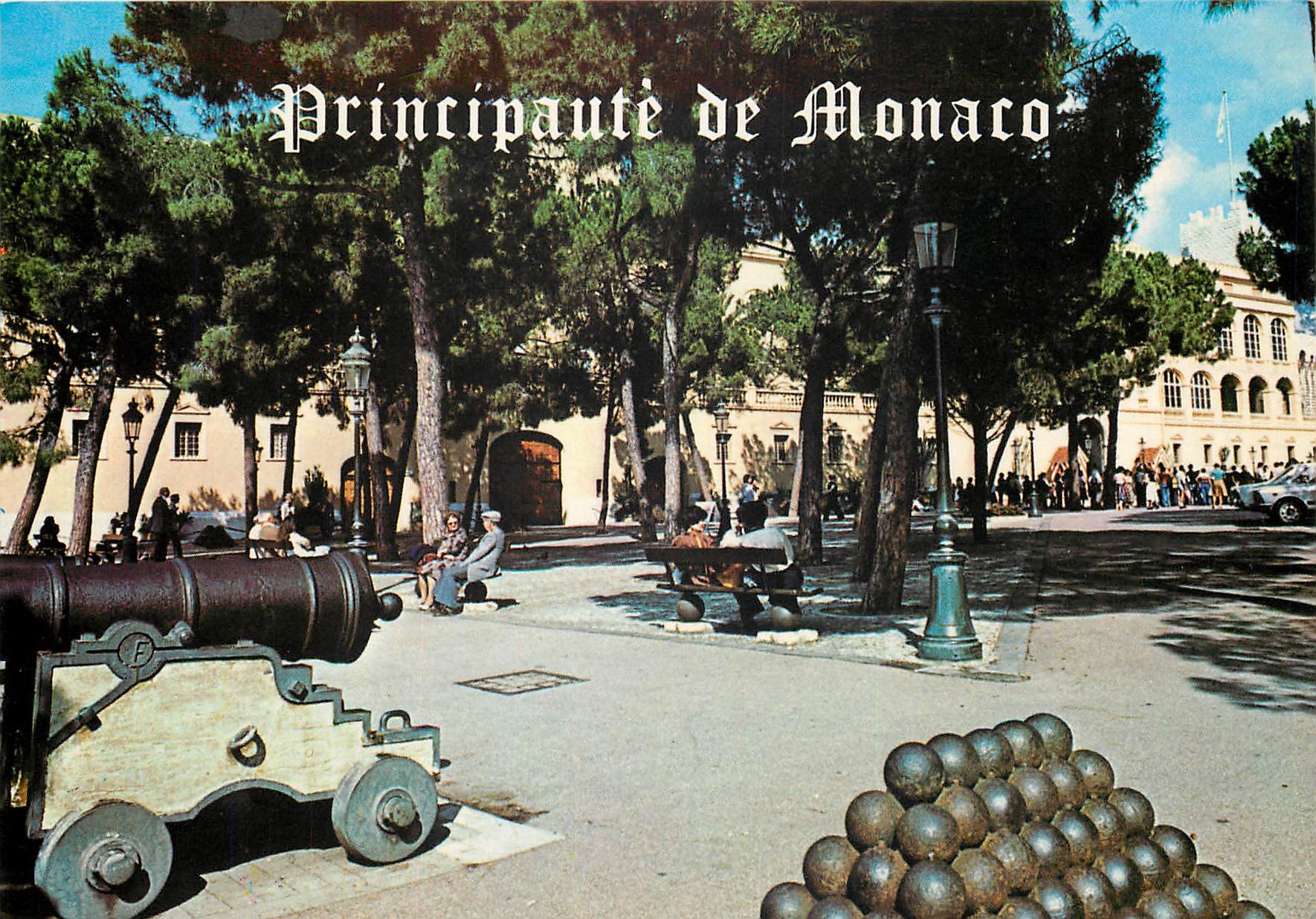 CPSM Principaute de Monaco La Place du Palais Princier
