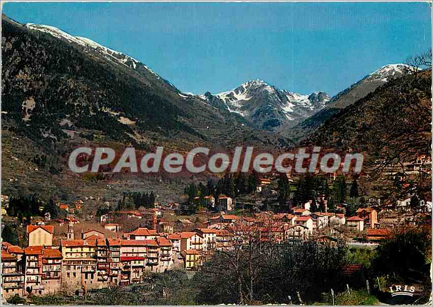 CPSM La Suisse Nicoise St Martin Vesubie (A M) alt 960 m vue generale au fond  la Cine Archas et la