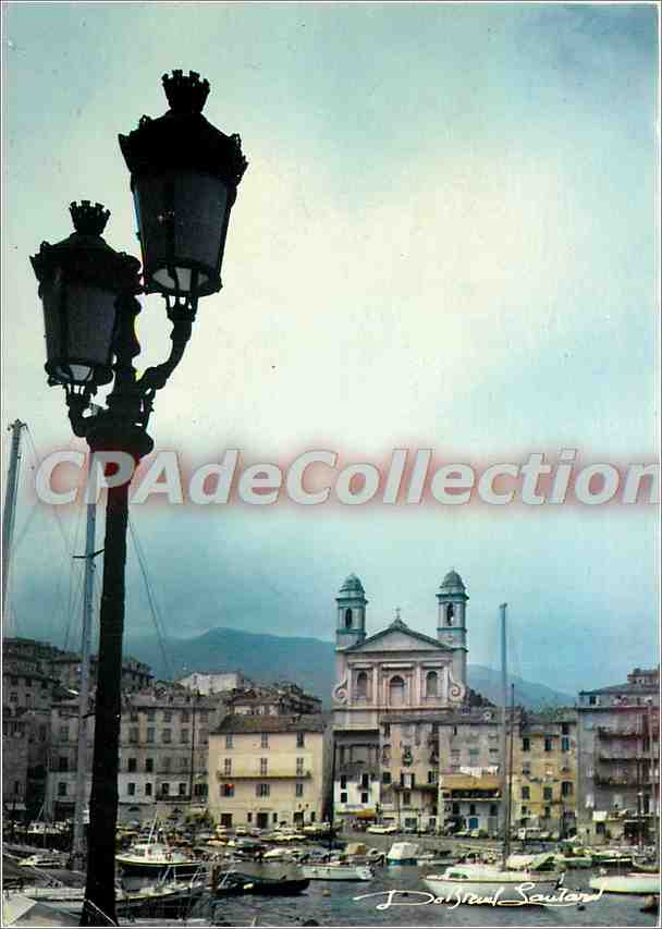 CPSM a Bellezza di a Corsica charme inexprimable du vieux port de Bastia sou la protection seculaire
