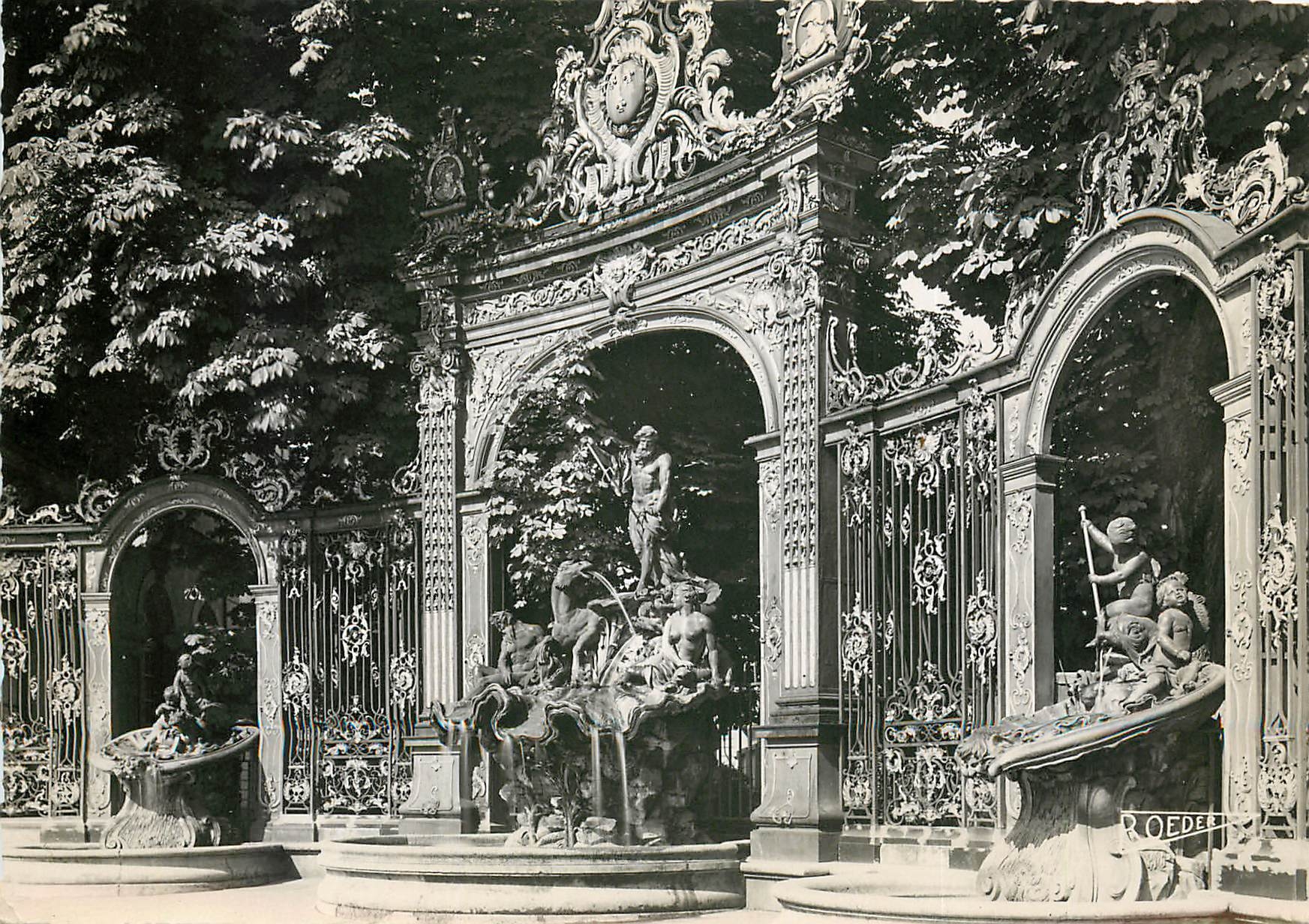 Nancy — Fontaine de Neptune — Éditions Roeder