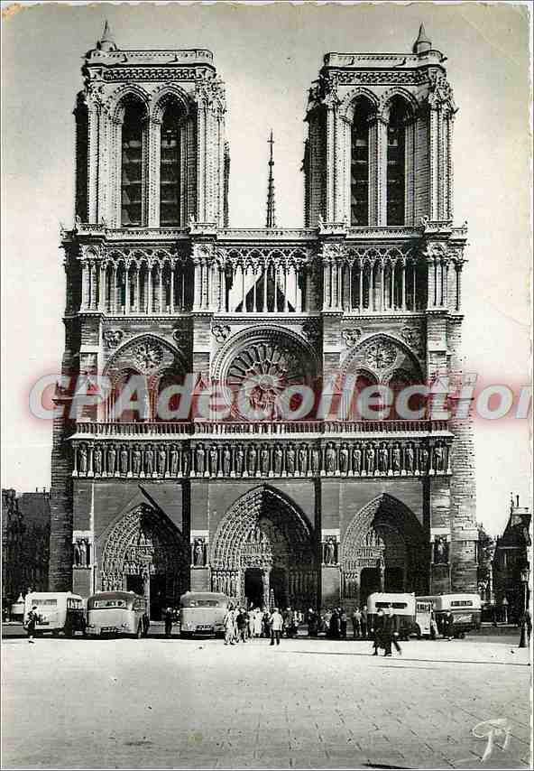Notre-Dame de Paris — Façade — Éditions d'Art A. Lecarte, n° 928