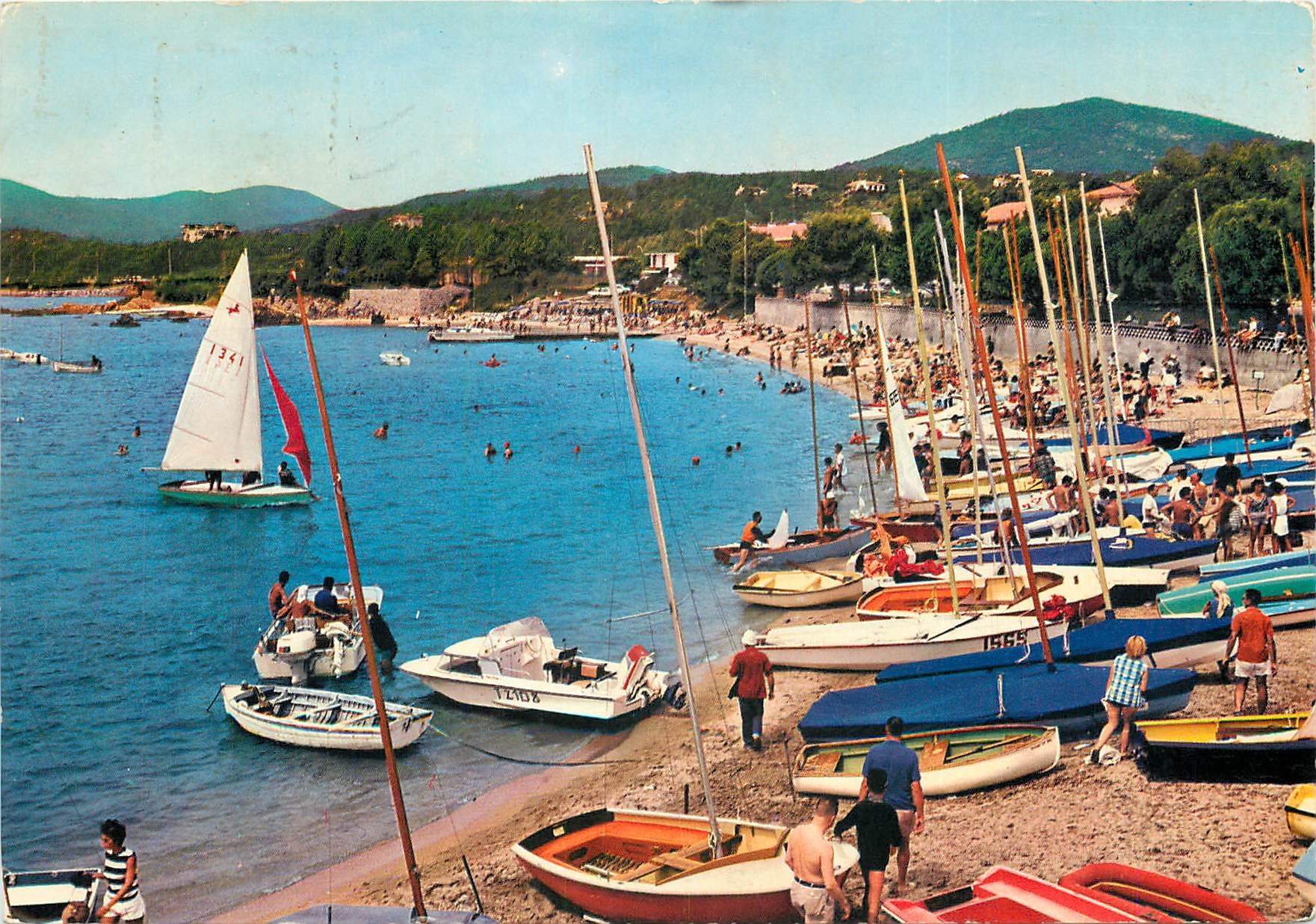 CPSM La Cote d'Azur San Peire Les Issambres (Var) La plage