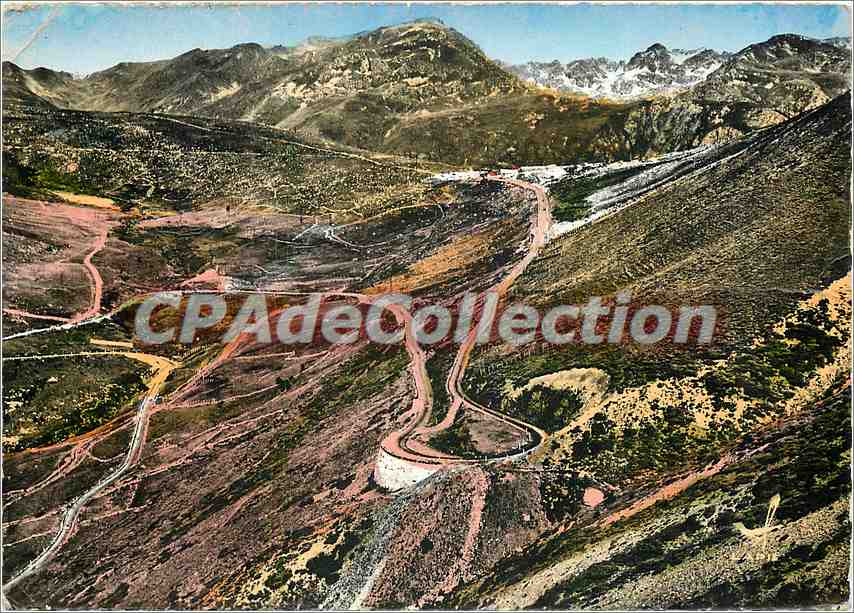 CPSM Co de Puymores (P O) Le grand cvirage et vue generale