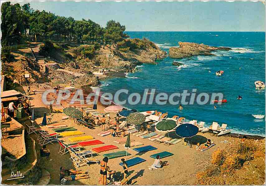 CPSM la Cote d'Azur Varoise les Calanques des Issambres (Var) La Plage