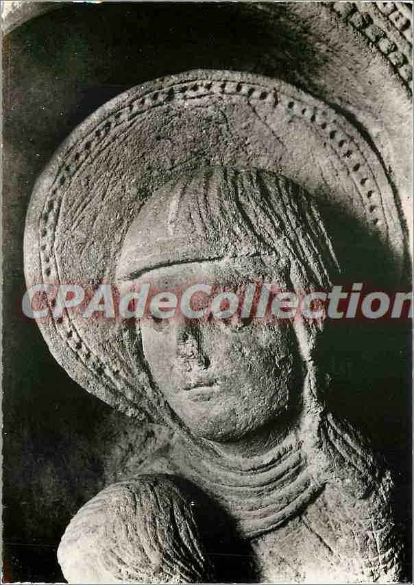 Cathédrale d'AUTUN (S.-et-L.) — Vierge de l'Adoration des Mages — Chapiteau du XIIe siècle