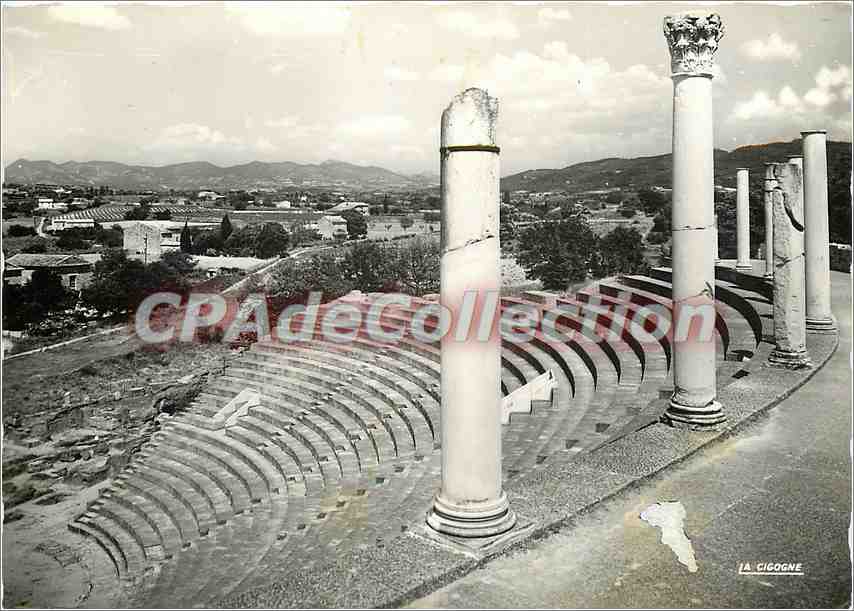 Vaison-la-Romaine — Théâtre Antique - Partie supérieure, colonnades du portique — Éditions « La Cigogne »
