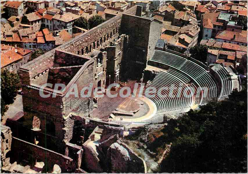 CPSM Orange (Vaucluse) Le theatre Antique les Grands et la Scene