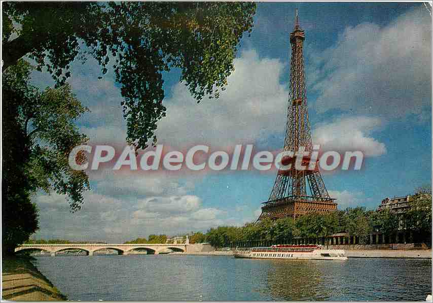 CPSM Paris la Tour Eiffel