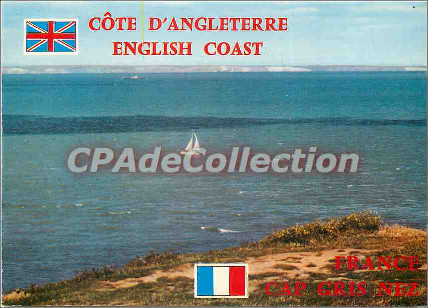 Cap Gris Nez — Côte d'Angleterre vue de France — Artaud Frères