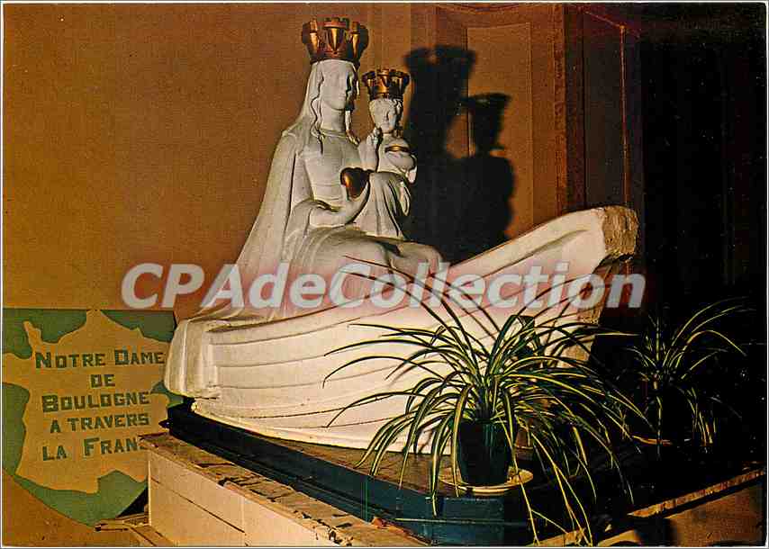 Notre-Dame de Boulogne — statue à travers la France — Artaud Frères, XR 159