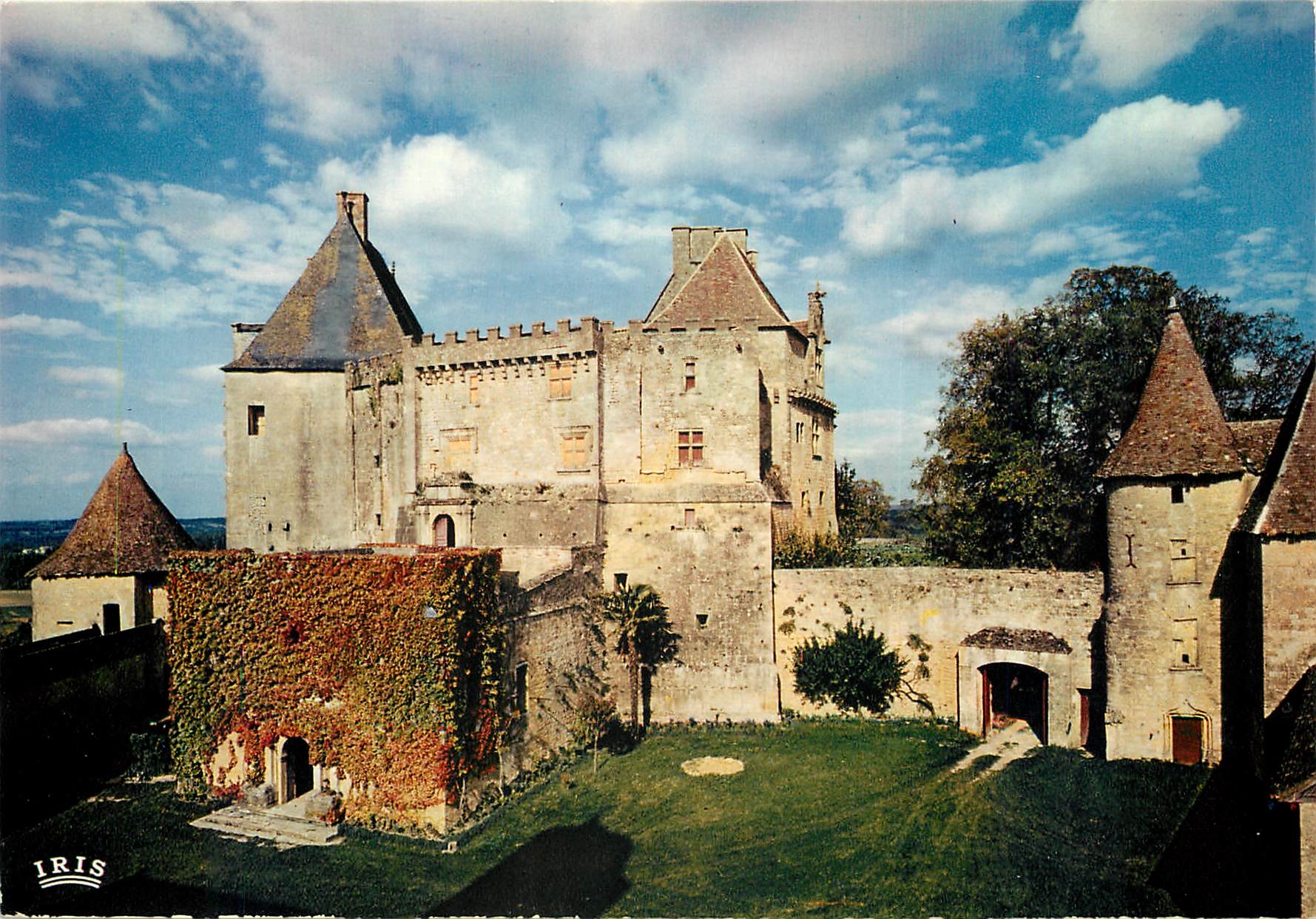 Schloss Théoljac — Terrasse und Turm des 12. Jahrhunderts — Éditions Biron