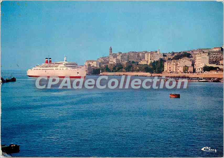 Bastia — Le Napoléon à l'entrée du port — Cimchrome
