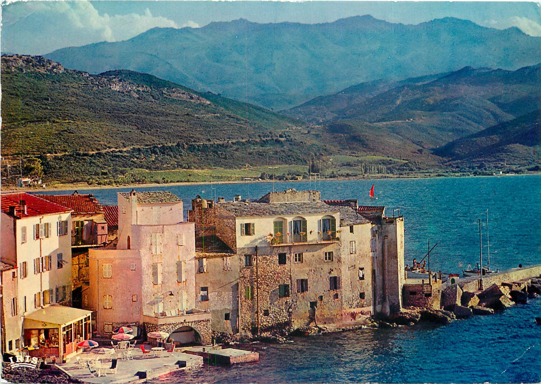 CPSM Saint Florent La vieille marine aspect de l'hotel les Lauriers roses