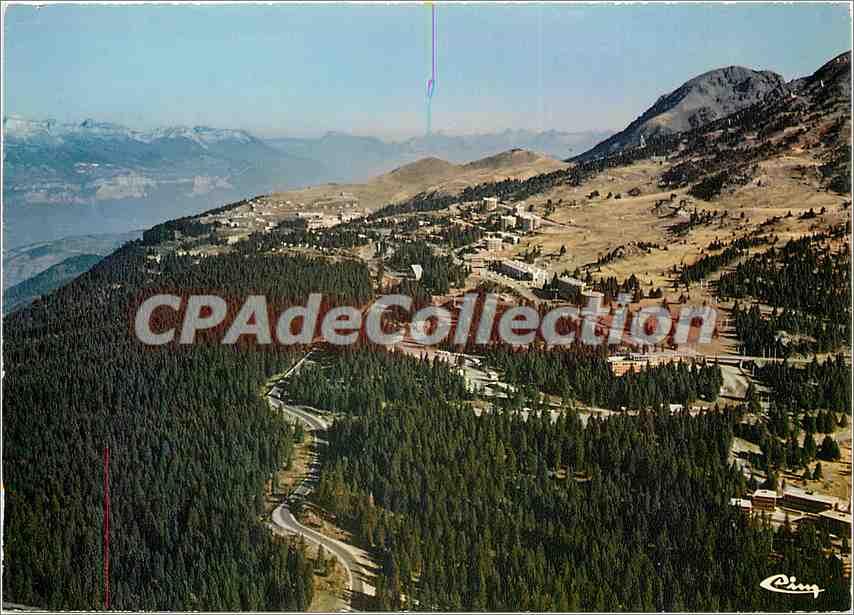 Chamrousse — Vue aérienne de la station et des montagnes de la Chartreuse — éditeur Ping
