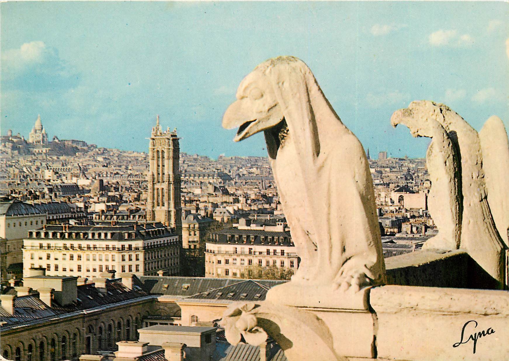 Les Chimères de Notre-Dame — La Tour St-Jacques et le Sacré-Cœur — éditée par LYNÁ