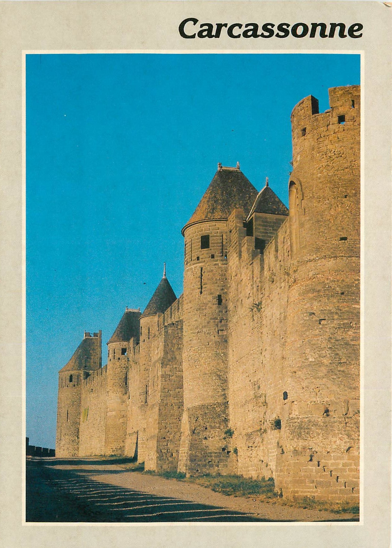 CPSM Cite de Carcassonne (Aude) les Lices Hautes