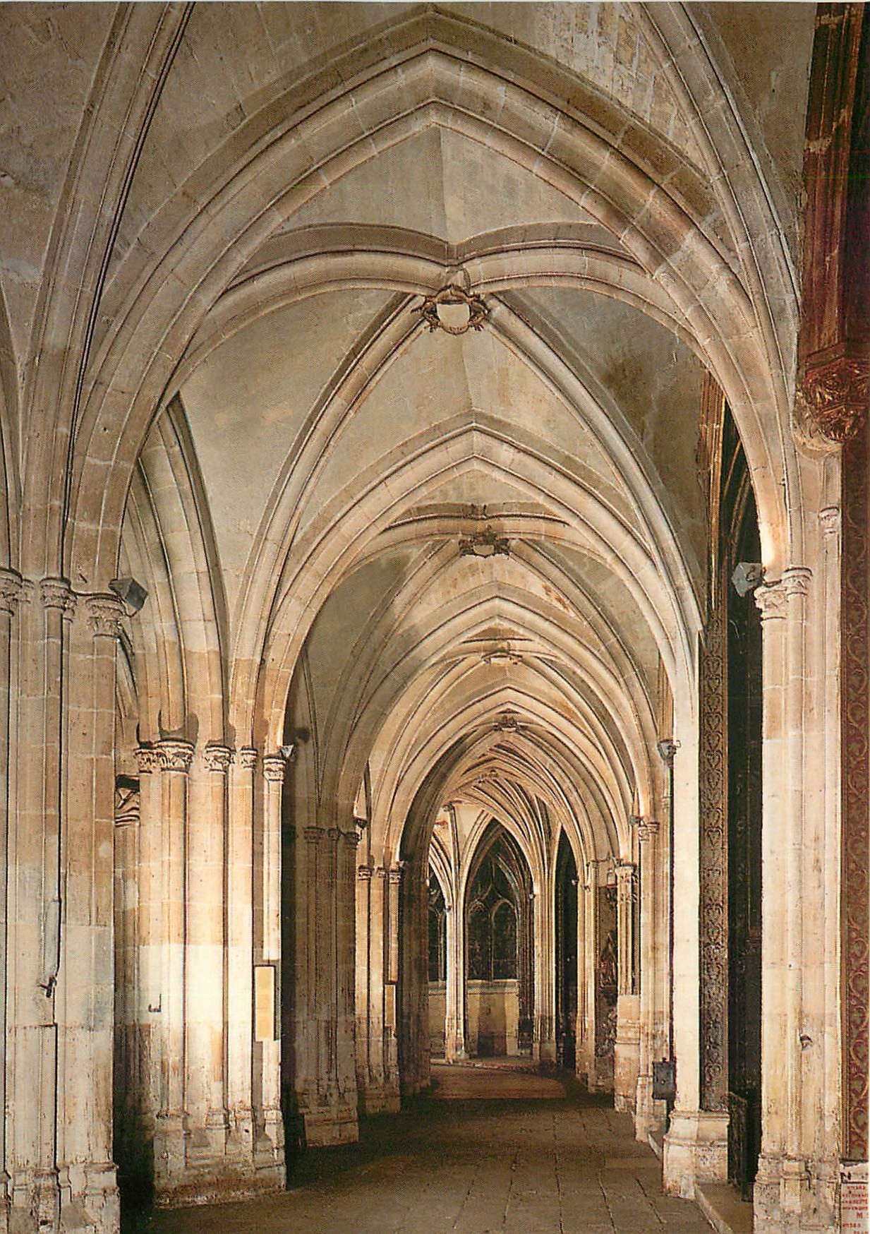 Paris. Église Saint-Séverin — Bas-côté Sud XIIIe-XVe siècles — Société Alsacienne d'Expansion Photographique, n° P 979