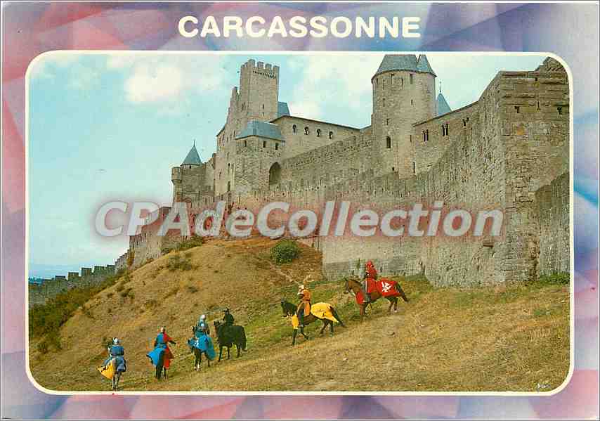 CPSM Carcassonne Chateau Comtal
