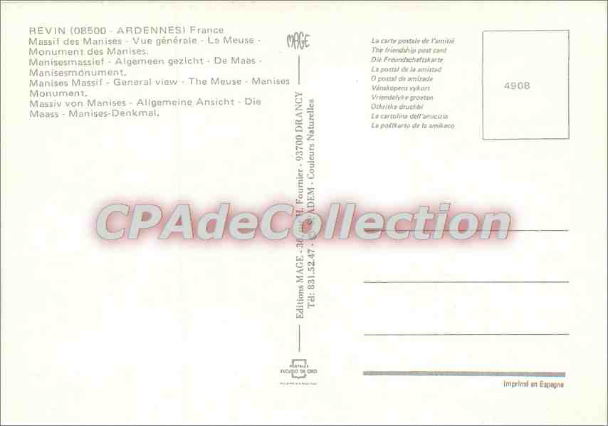 Revin — Vue générale — Éditions MAGE — Verso