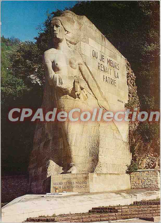 Monument des Maquis de l'Ain — La Route Blanche — Cerdon — Sculpteur Charles Machet