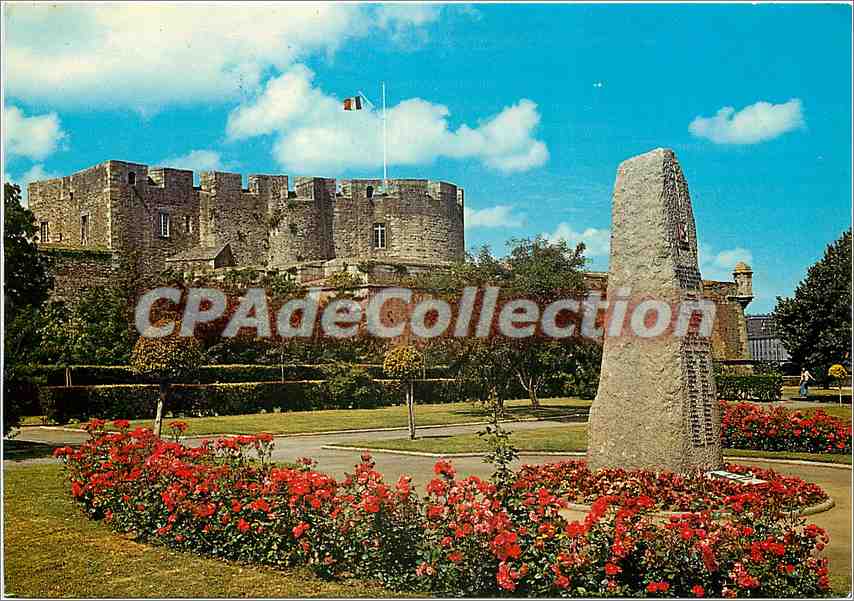 CPSM Brest (Nord Finistere) Les Jardins et le chateau