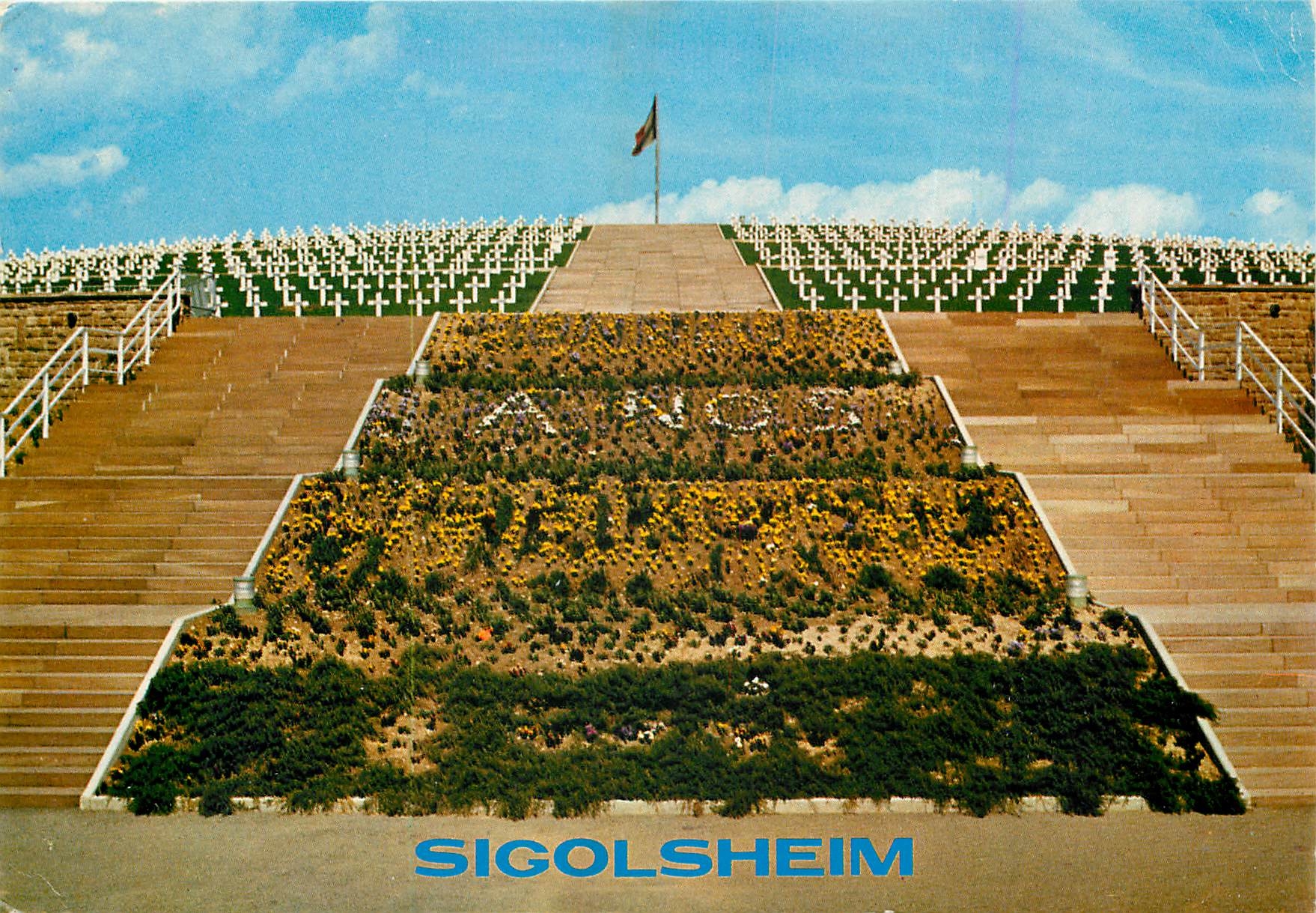 Cimetière américain de Sigolsheim — Nécropole (1944-45) — Édition de l'Euruche, St-Pierre