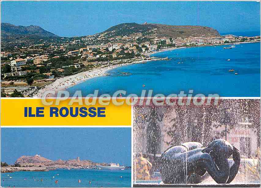 Ile Rousse — panorama côtier et fontaine — SAGAIE ÉDITION