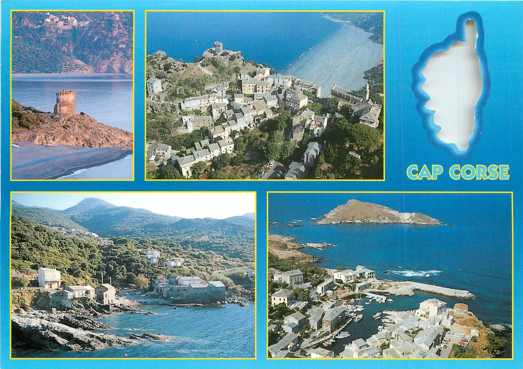 Cap Corse — vue panoramique — Souvenir de Corse, Albo - Nonza