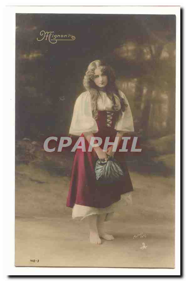 CPA fantaisie Jeune fille