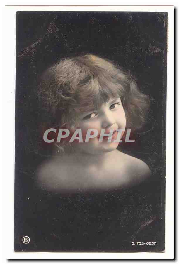 CPA fantaisie Enfant espiegle