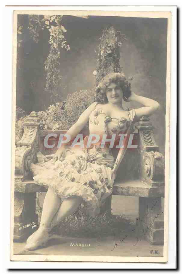 CPA Fantaisie Margill (femme)