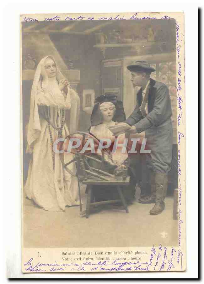 Saintes Filles de Dieu — scène religieuse — éditeur non identifié