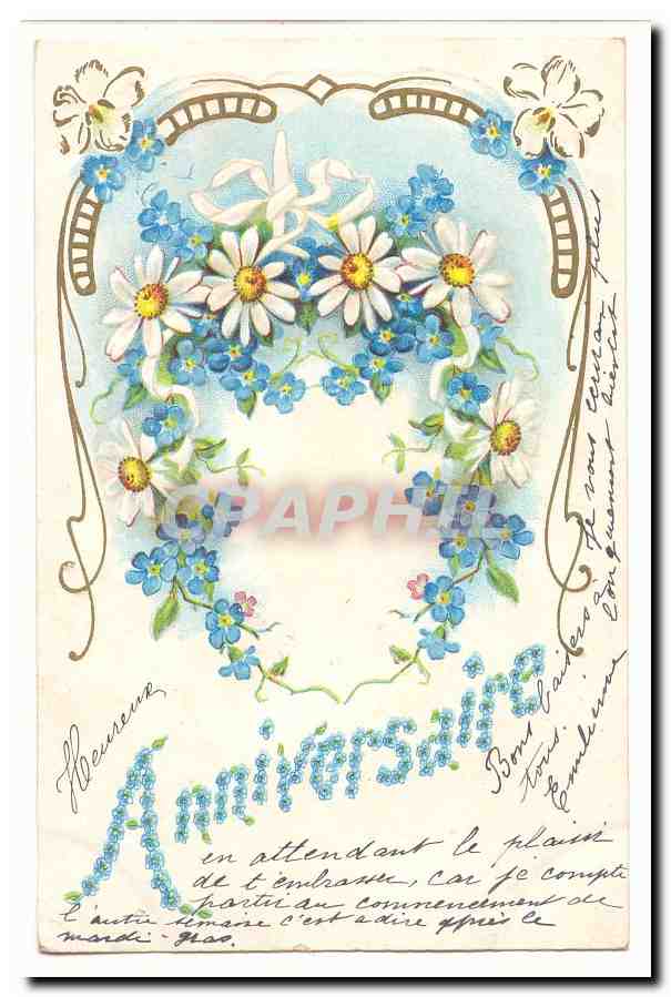 CPA Fantaisie Heureux anniversaire