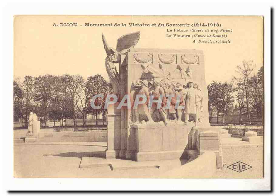 Dijon CPA Monument de la victoire et du souvenir (1914-8)