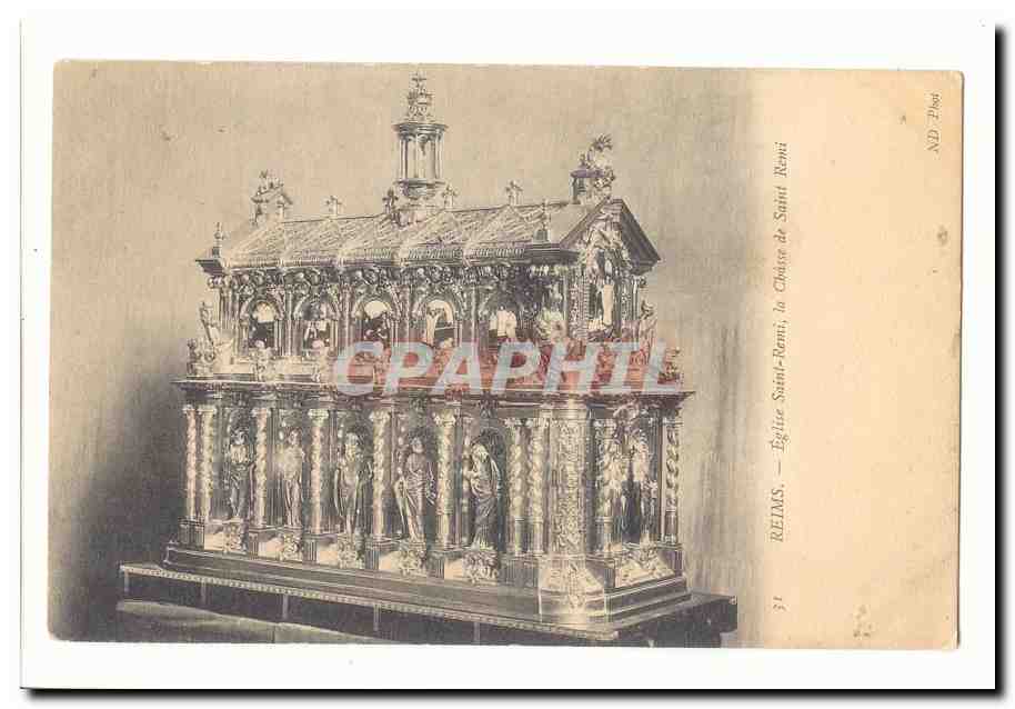 Église Saint-Rémi, la Chaise de Saint Rémi — REIMS — NID. Phot