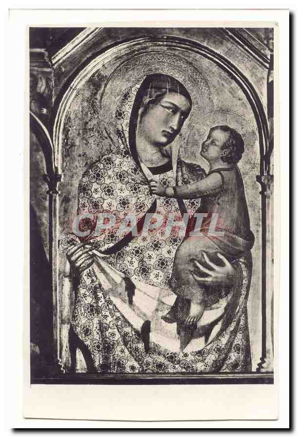 Italie Italia Arezzo CPA Chiesa di S Maria della Pieve La VErgine col Figlio