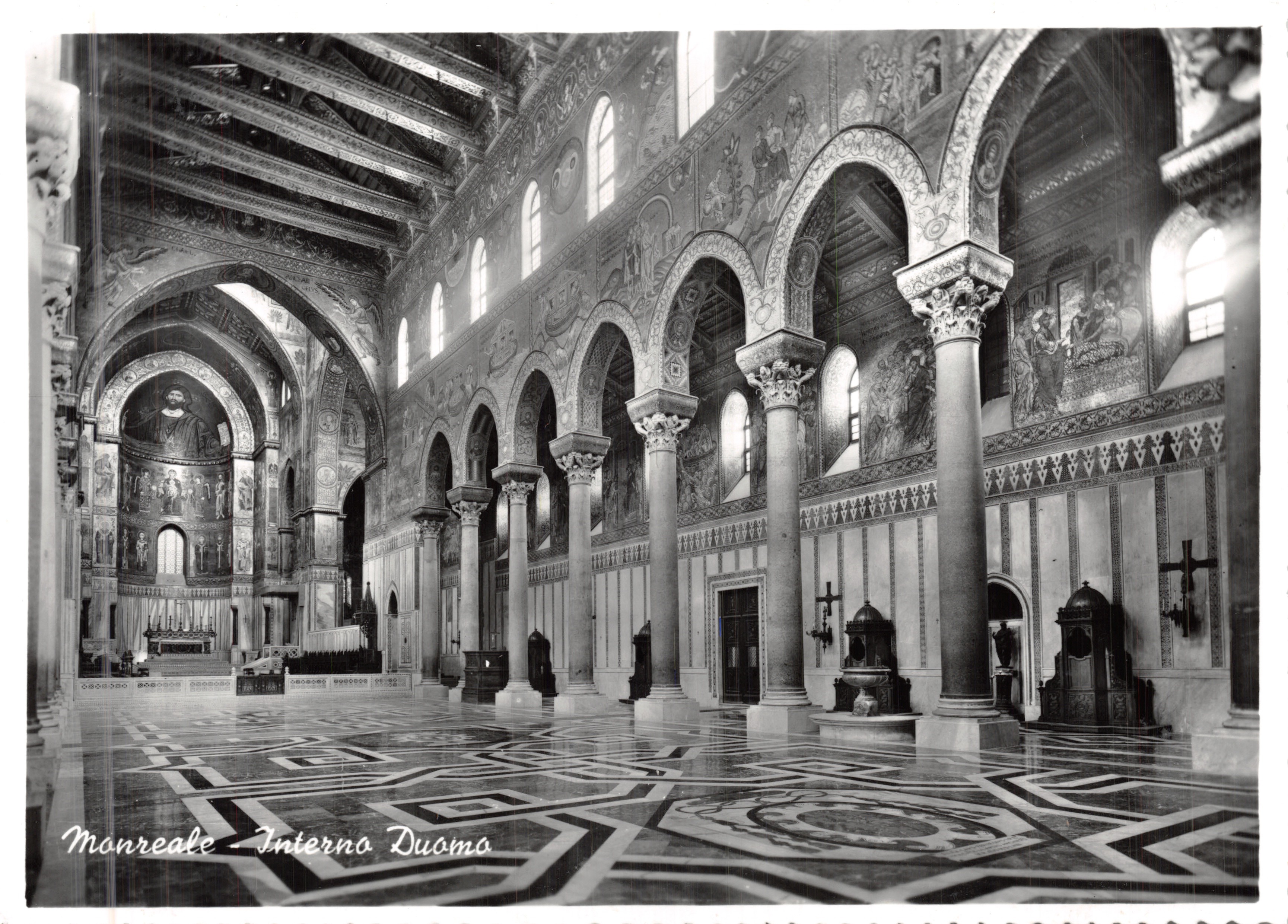 Monreale — Intérieur du Duomo — VERA FOTO GRAFIA
