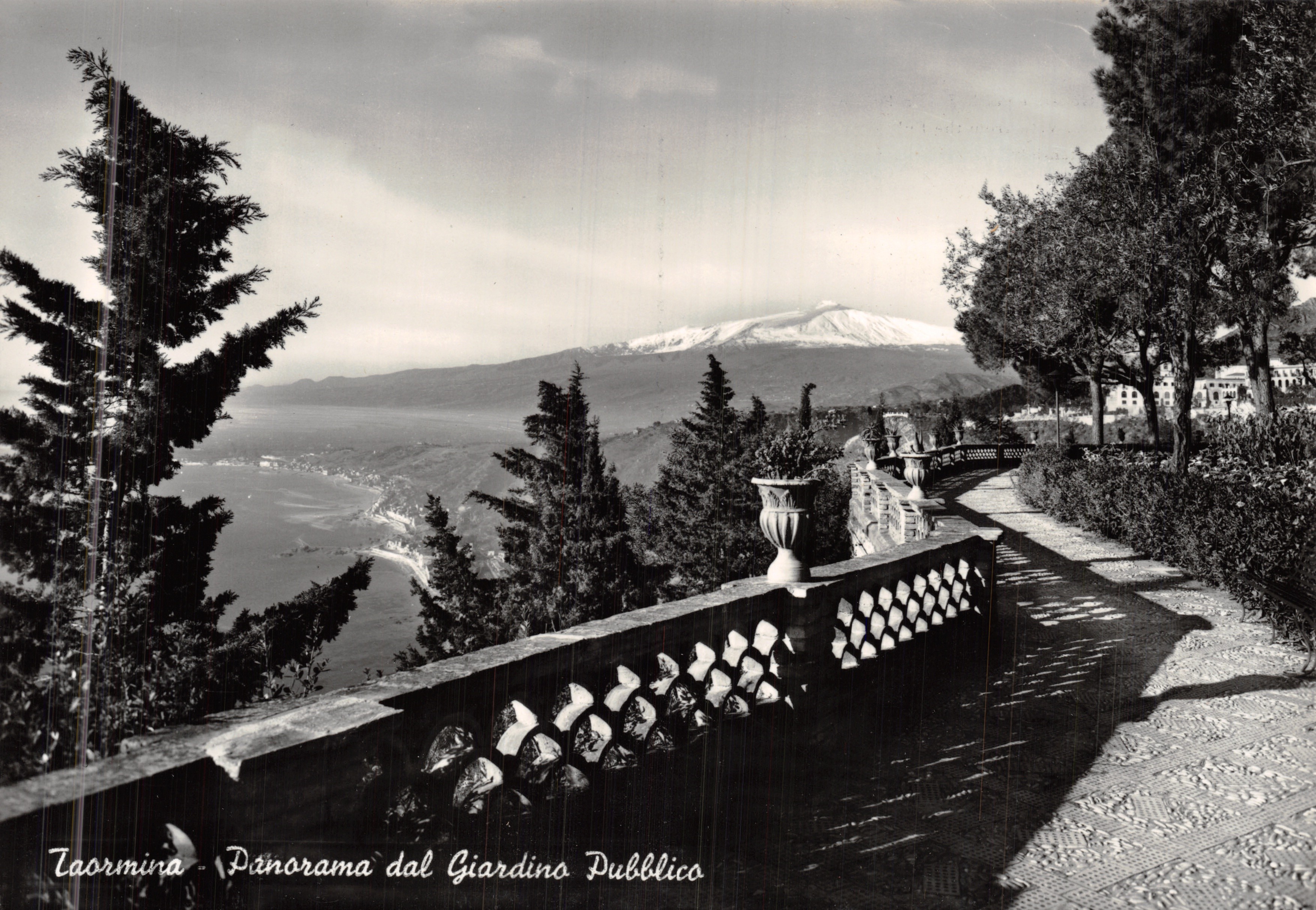 Taormina — Panorama du Jardin Public — Ed. Pagano Vincenzo